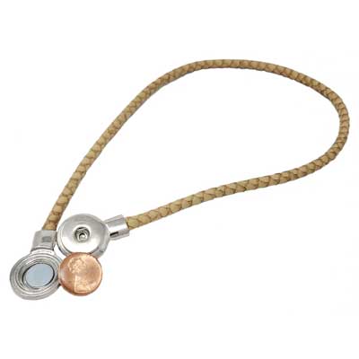 Faux Leather Magnetic SNAP Choker - Image 6