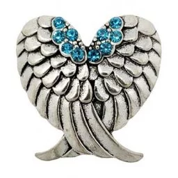 Turquoise Wings of Love Treasure Snap