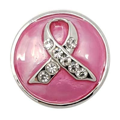 Breast Cancer Awareness Ribbon Treasure Snap