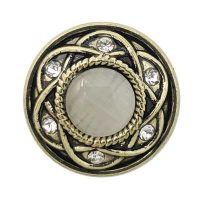 Entwined Brass Treasure Snap - Light