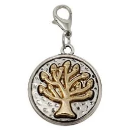 Tree of Life Solid Penny Charm