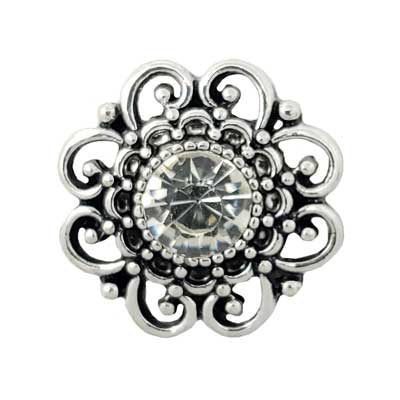 Lacy Clear Doily Treasure Snap