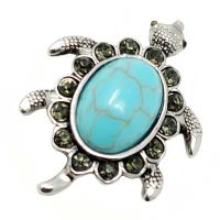 Turquoise Turtle Treasure Snap