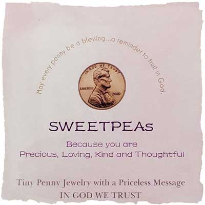 SWEETPEAs Copper Penny Bow Necklace - Image 3