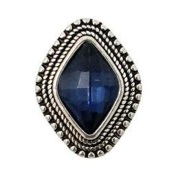 Dark Sapphire Blue Rhombus Treasure Snap