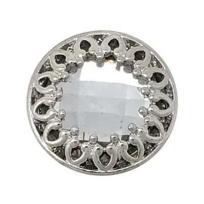 Dark Blue Faux Leather Magnetic SNAP Choker - Image 5