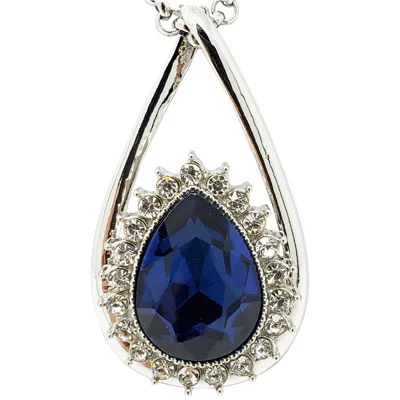 Forever Sapphire Silver-Tone SNAP Necklace - Image 2