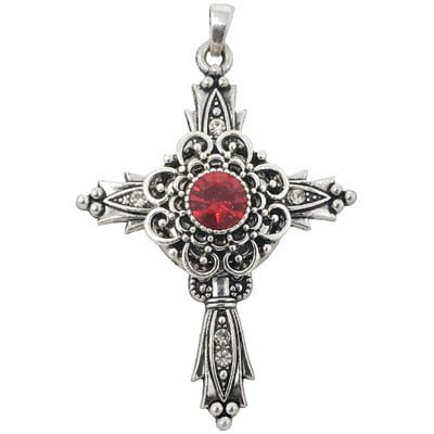 Decorative Cross SNAP Necklace - Image 3