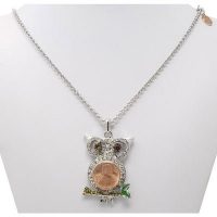 Perched Owl SNAP Necklace