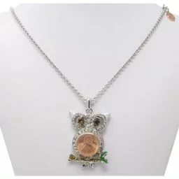 Perched Owl SNAP Necklace