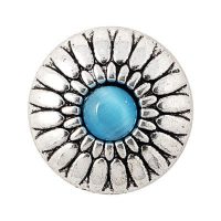 Turquoise Daisy Treasure Snap