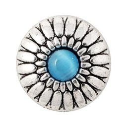Turquoise Daisy Treasure Snap