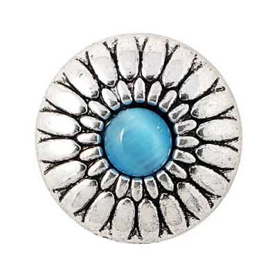 Turquoise Daisy Treasure Snap