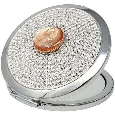 Mirror Compact with Penny Snap