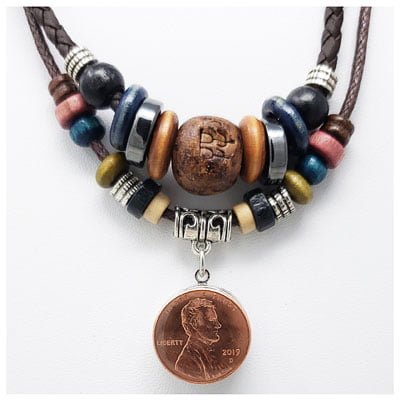 Tree of Life Multi-Beaded Rope SNAP Necklace - Image 2