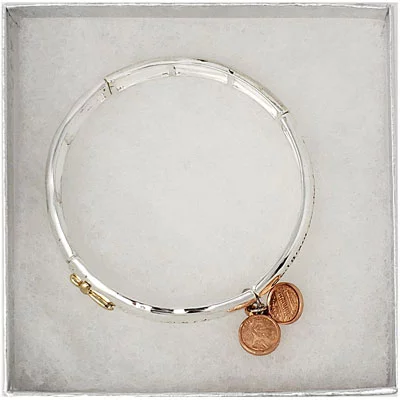 Serenity Prayer Silver-Tone Bracelet - Image 2