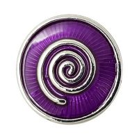 Purple Enameled Swirl Treasure Snap
