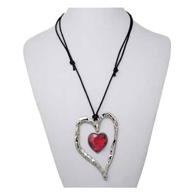 Hannah's Heart SNAP Necklace