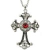 NCK-0002a-Diamante-Cross-with-1-0030-CLipeus-REd