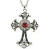 NCK-0002a-Diamante-Cross-with-1-0030-CLipeus-REd