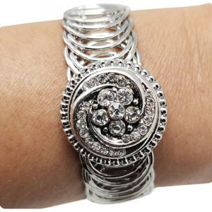 Silver Spring Snap Bracelet